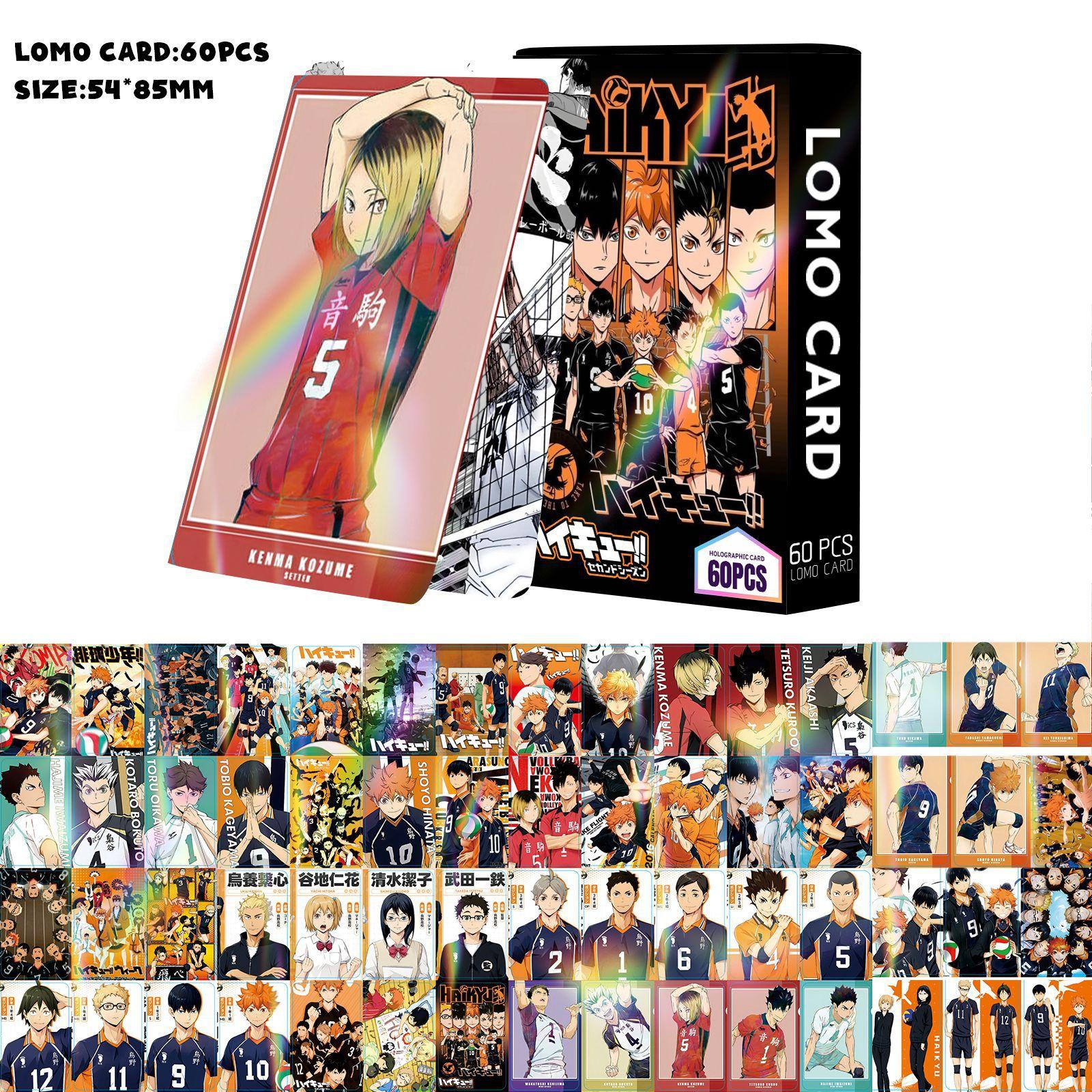 60pcs/set Anime Haikyuu Lomo Card Double-sided Laser Cards Collection Gifts
60pcs/set Anime Haikyuu Lomo Card Double-sided Laser Cards Collection Gifts