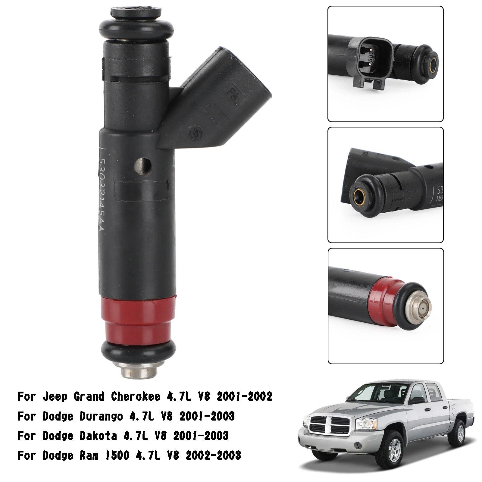 1 шт. топливные форсунки 53032145AA, подходят для Dodge Ram 1500 2002-2003 4.7L V8 Dakota, автомобильные аксессуары
1 шт. топливные форсунки 53032145AA, подходят для Dodge Ram 1500 2002-2003 4.7L V8 Dakota, автомобильные аксессуары