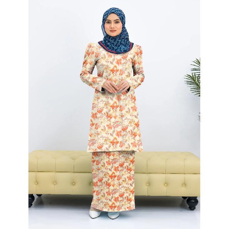 Оранжевый цветочный узор пейсли Baju Kurung Gurung Rana мусульманский костюм удобный дышащий элегантный Leyla Coulon женское платье S бежевый
Оранжевый цветочный узор пейсли Baju Kurung Gurung Rana мусульманский костюм удобный дышащий элегантный Leyla Coulon женское платье S бежевый