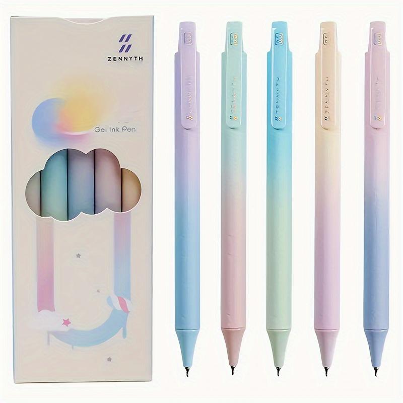 5-Pack Retractable Gel Ink Pens, 0.5mm Medium Point, Smooth Writing, Personalized Aesthetic Design, Ideal for Journaling, Office & School Supplies
5-Pack Retractable Gel Ink Pens, 0.5mm Medium Point, Smooth Writing, Personalized Aesthetic Design, Ideal for Journaling, Office & School Supplies