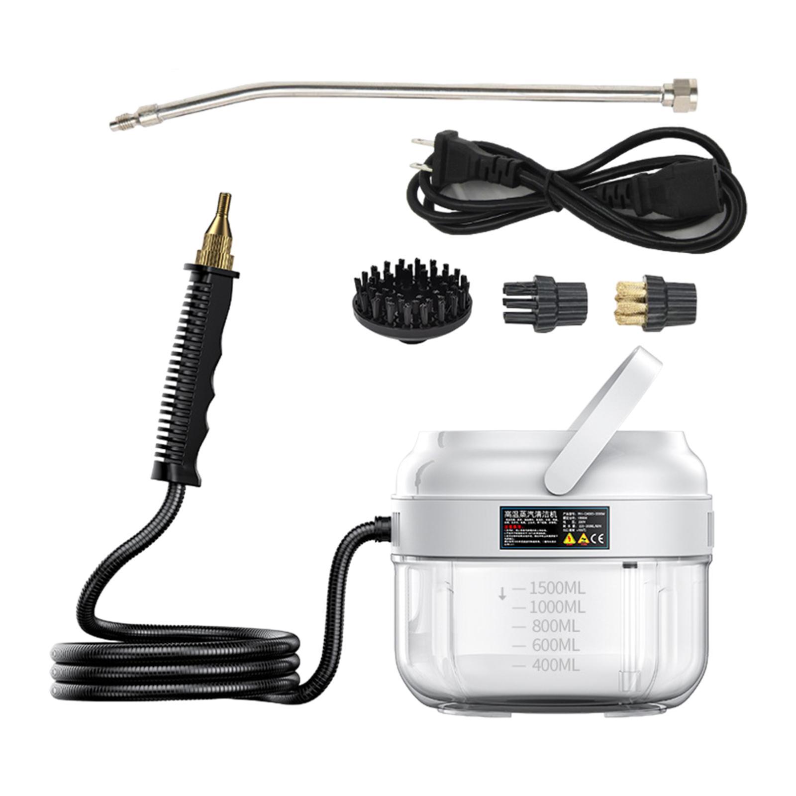 Pressurized Steam Cleaner 1500ml Tank Sturdy 110V Portable Steam Cleaner for Air Conditioners Bathroom Automotive Hotel Tile прозрачный
Pressurized Steam Cleaner 1500ml Tank Sturdy 110V Portable Steam Cleaner for Air Conditioners Bathroom Automotive Hotel Tile прозрачный