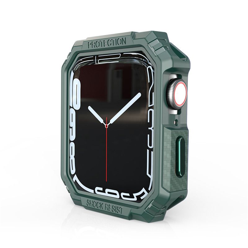 Suitable for Apple Watch 9 Carbon Fiber Pattern Protective Cover Iwatch876se Drop-Resistant Frame Applewatch45 Shell Green + Green Button 40mm(4/5/6/SE Neutral)
Suitable for Apple Watch 9 Carbon Fiber Pattern Protective Cover Iwatch876se Drop-Resistant Frame Applewatch45 Shell Green + Green Button 40mm(4/5/6/SE Neutral)