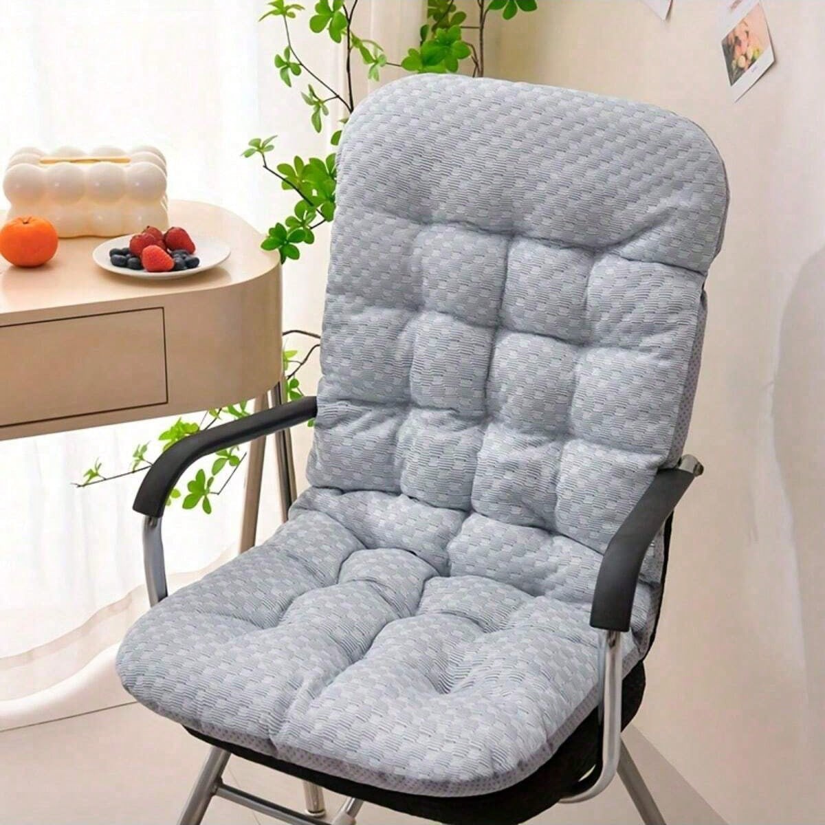 1 Long Seat Cushion With Backrest, Used For Summer Office Seats 43x93cm
1 Long Seat Cushion With Backrest, Used For Summer Office Seats 43x93cm