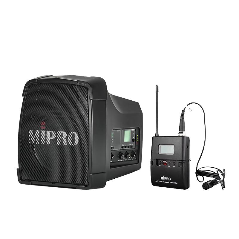 MIPRO MA-200 Portable PA System with 2nd Gen Lavalier Mic CN plug (adapter included)
MIPRO MA-200 Portable PA System with 2nd Gen Lavalier Mic CN plug (adapter included)