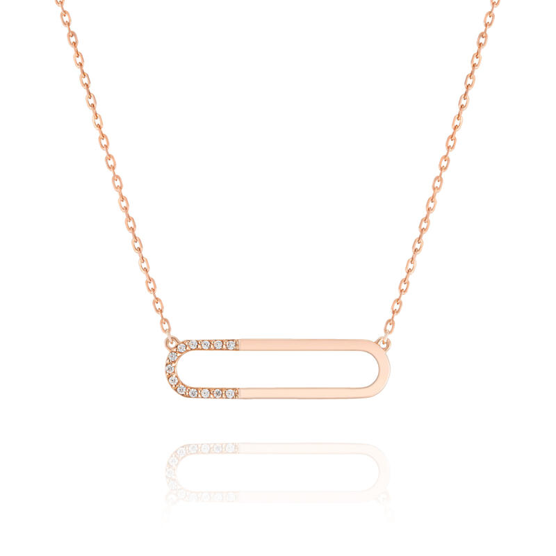 Золоте намисто MAISON DE SHE 14 карат з половиною кубічного цирконію BN03007 Pink Gold
Золоте намисто MAISON DE SHE 14 карат з половиною кубічного цирконію BN03007 Pink Gold