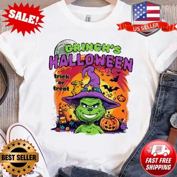 Funny Grinch Halloween T-Shirt: Grinchmas Trick or Treat Shirt Tee S-5XL XL
Funny Grinch Halloween T-Shirt: Grinchmas Trick or Treat Shirt Tee S-5XL XL