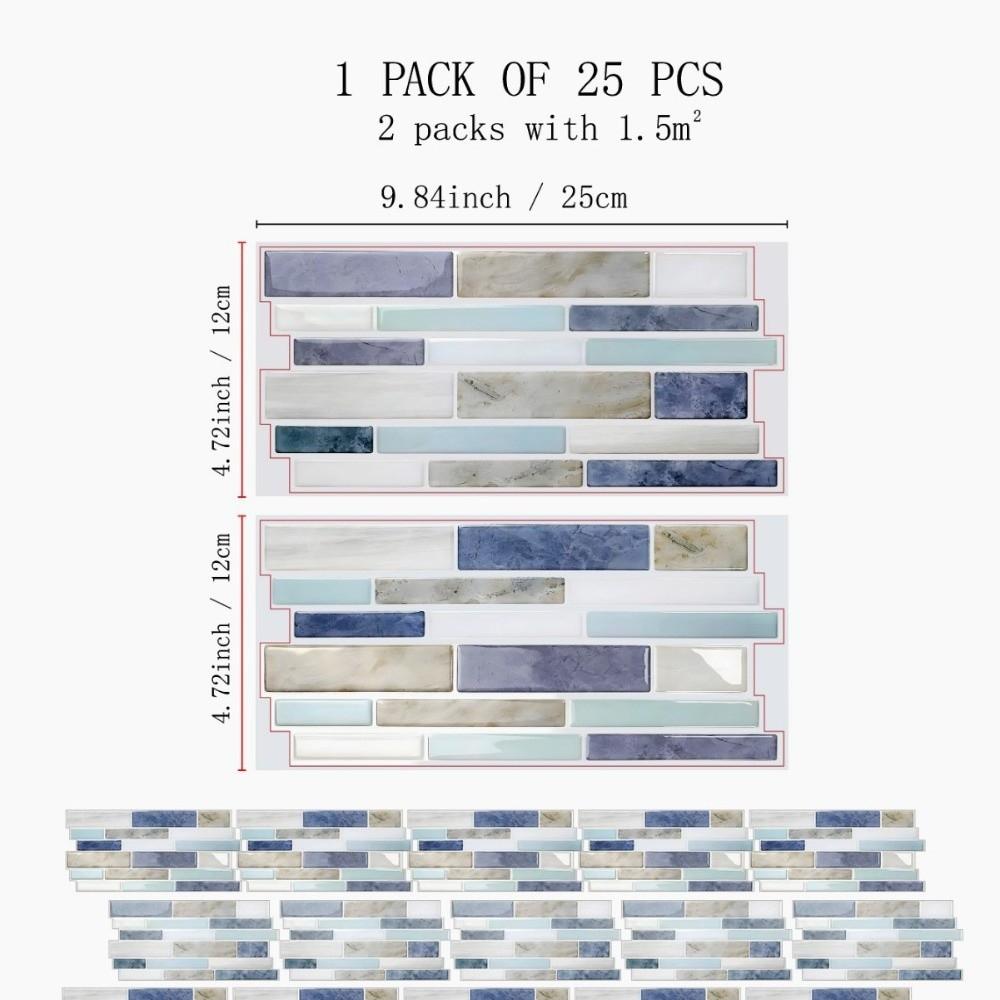 25PCS Marble Pattern Bathroom Tile Stickers Waterproof Wallpaper New Kitchen Stickers 06
25PCS Marble Pattern Bathroom Tile Stickers Waterproof Wallpaper New Kitchen Stickers 06