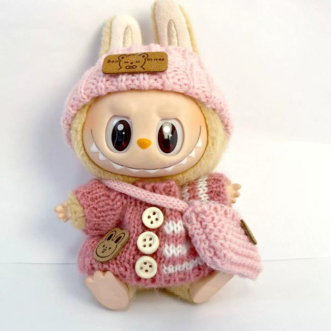 For 15-17 cm Labubu Clothes outfit Labubu Sitting Party Bear Label Scarf Hat Dolls Accessories Cute Decoration no doll розовый
For 15-17 cm Labubu Clothes outfit Labubu Sitting Party Bear Label Scarf Hat Dolls Accessories Cute Decoration no doll розовый
