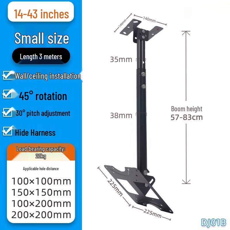 OLOEY Movable Rotatable TV Ceiling Mount
OLOEY Movable Rotatable TV Ceiling Mount