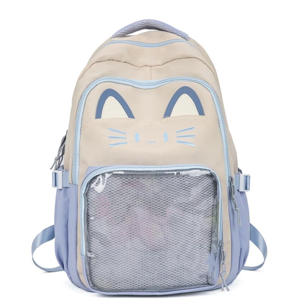 Embroidery Transparent Pocket Itabag Preppy Style Student School Bag Sweet Cartoon Ita Bag Woman синій
Embroidery Transparent Pocket Itabag Preppy Style Student School Bag Sweet Cartoon Ita Bag Woman синій