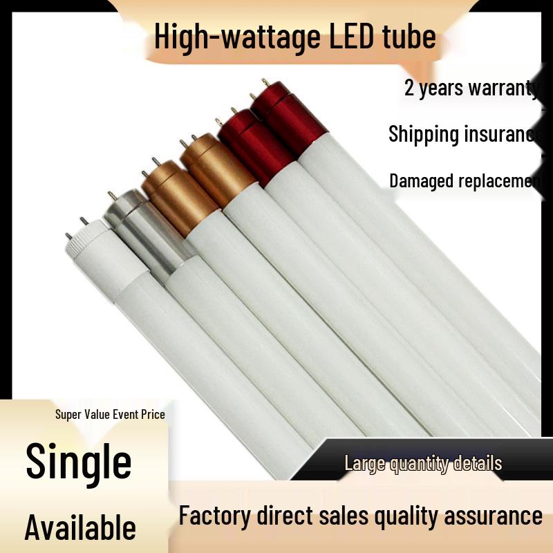 T8 LED Tube Light, 1.2m, 20W/32W/50W/70W, Explosion-Proof, Energy-Saving, High-Brightness Daylight Fluorescent Lamp 0.6m Bracket (1 pc)
T8 LED Tube Light, 1.2m, 20W/32W/50W/70W, Explosion-Proof, Energy-Saving, High-Brightness Daylight Fluorescent Lamp 0.6m Bracket (1 pc)