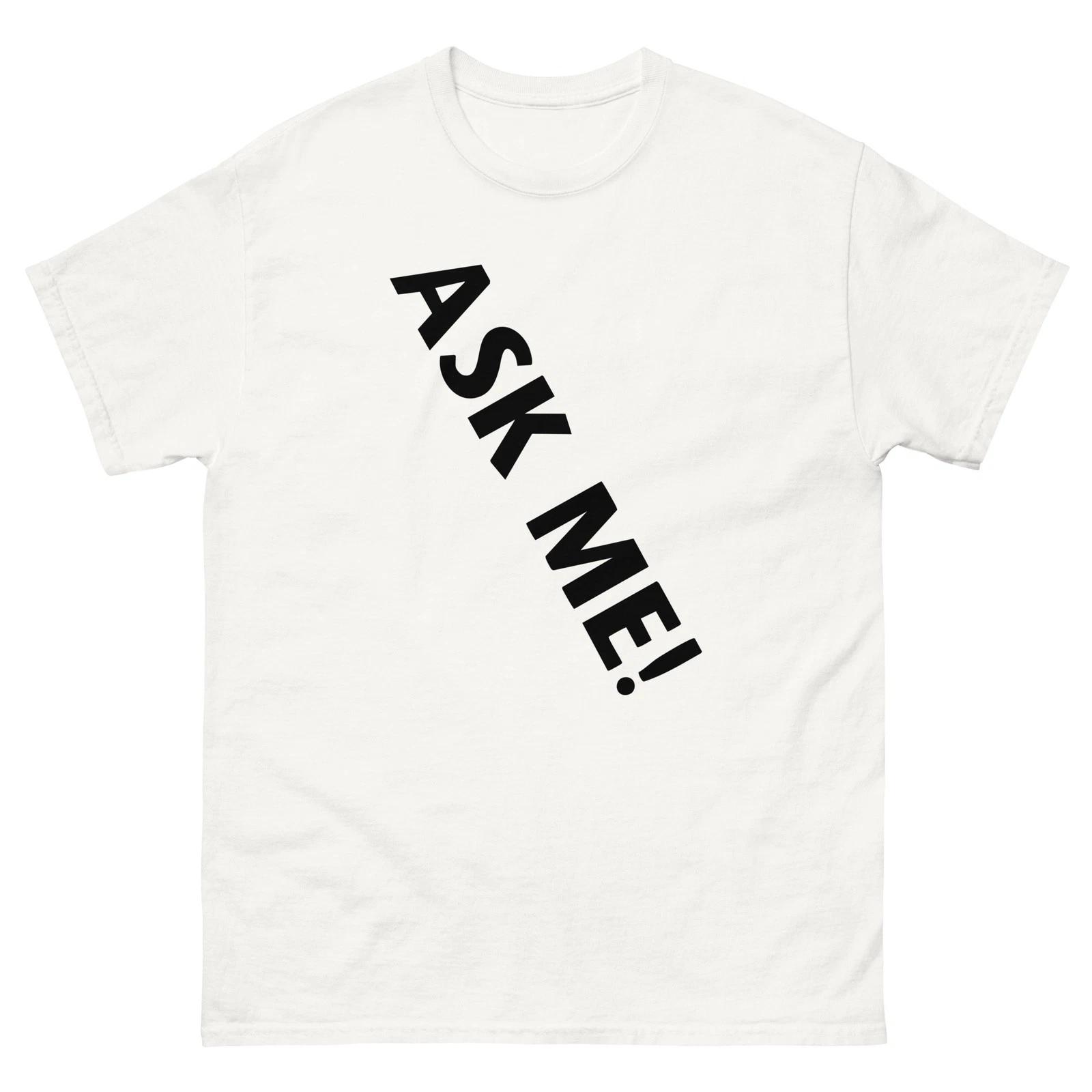 Ask Me Frances Ha Graphic 100% Cotton T-shirt Mens Tees Top Unisex classic tee L
Ask Me Frances Ha Graphic 100% Cotton T-shirt Mens Tees Top Unisex classic tee L