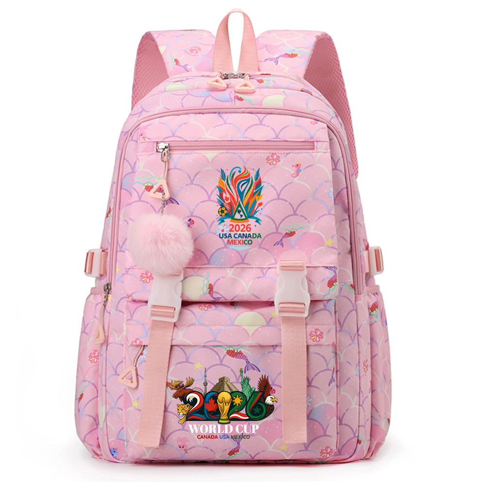 Cute 2026 Fifa World Cup Printed Backpack for Teenager Student Girl Boy Bookbag Schoolbag Large Capacity Waterproof Travel Bag Gift Rucksak
Cute 2026 Fifa World Cup Printed Backpack for Teenager Student Girl Boy Bookbag Schoolbag Large Capacity Waterproof Travel Bag Gift Rucksak