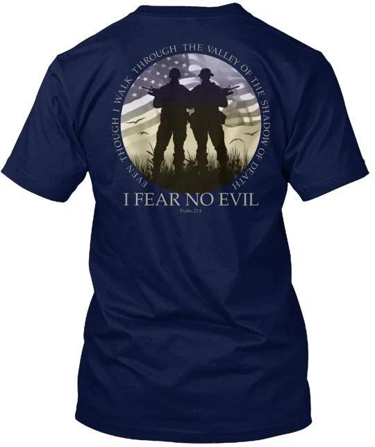 I Fear No Evil Psalm 23 4 T shirt Made in the USA Size S to 5XL XL
I Fear No Evil Psalm 23 4 T shirt Made in the USA Size S to 5XL XL