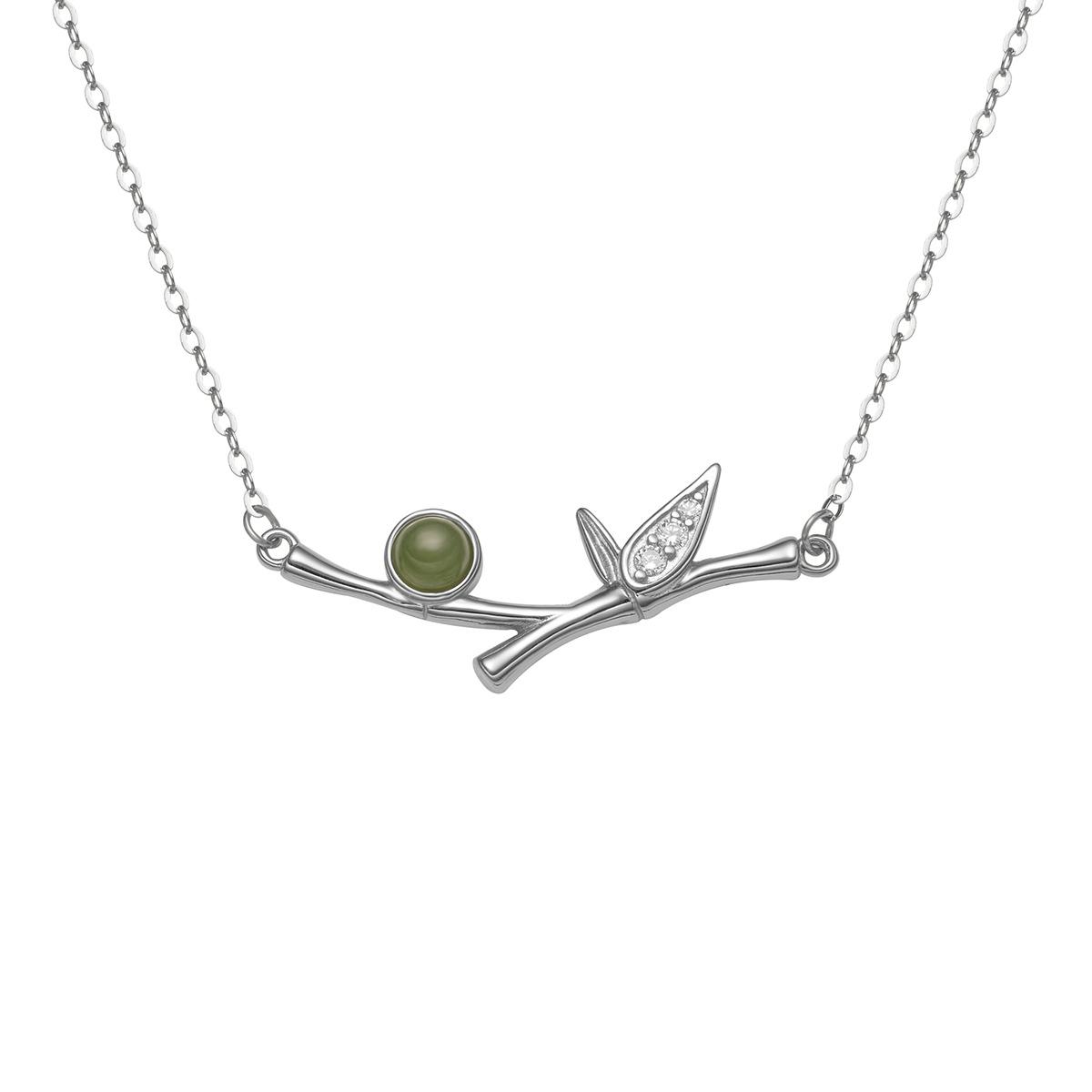 S925 срібне бамбукове намисто для жінок середньої школи яшма бамбук розділ етнічний стиль розділ високий бамбук листя ключиці ланцюжок ювелірна мода 925 Silver біле золото кольору
S925 срібне бамбукове намисто для жінок середньої школи яшма бамбук розділ етнічний стиль розділ високий бамбук листя ключиці ланцюжок ювелірна мода 925 Silver біле золото кольору