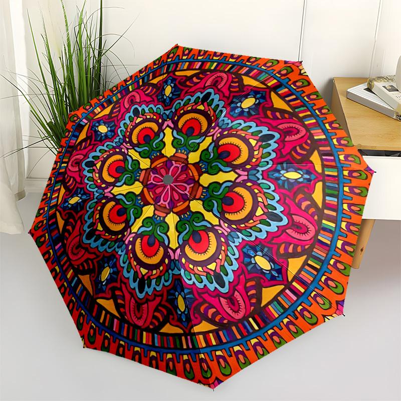 1pc Colorful Mandala Artwork Automatic Folding Umbrella. Portable collapsible design, Best birthday festival gift yy250924125
1pc Colorful Mandala Artwork Automatic Folding Umbrella. Portable collapsible design, Best birthday festival gift yy250924125