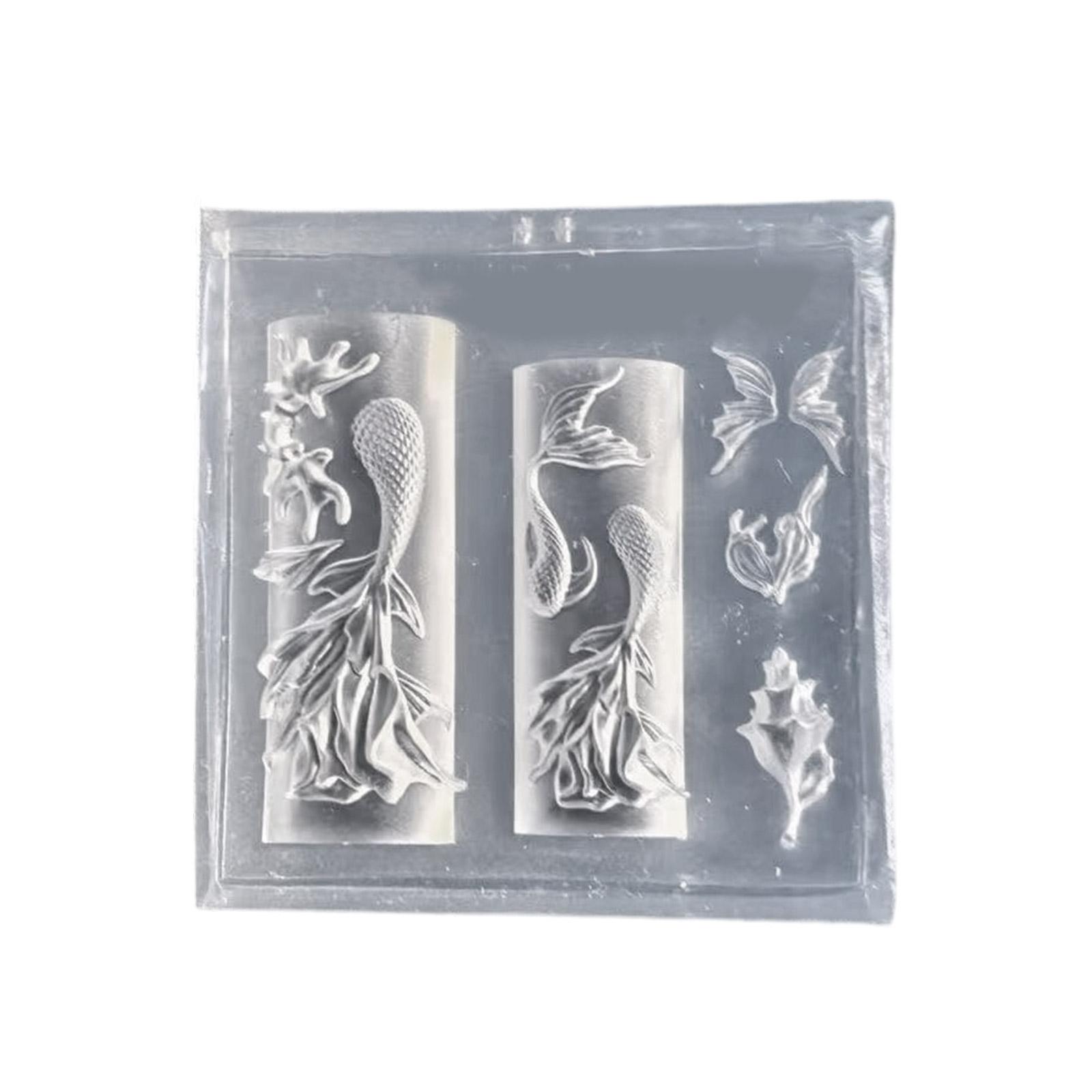Multipurpose Art Moulds Mermaids Tail Shape Nails Template Molds Silicone Texture for Beauticians and Nails Art Learners 1
Multipurpose Art Moulds Mermaids Tail Shape Nails Template Molds Silicone Texture for Beauticians and Nails Art Learners 1