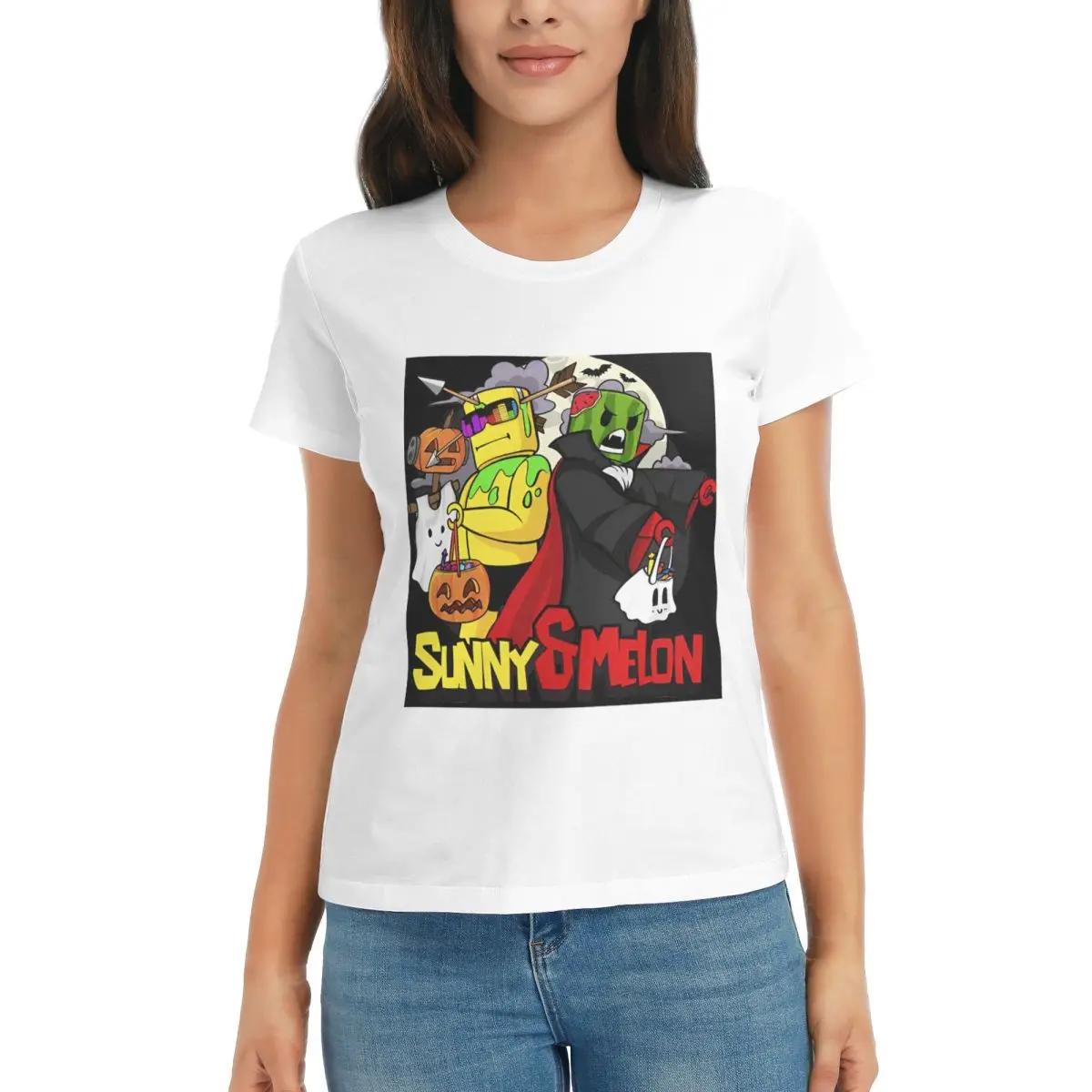 Women TShirt Sunny And Melon Summer Short Sleeve Tees Round Neck Cotton T Shirts Clothes Tops Streetwear S
Women TShirt Sunny And Melon Summer Short Sleeve Tees Round Neck Cotton T Shirts Clothes Tops Streetwear S