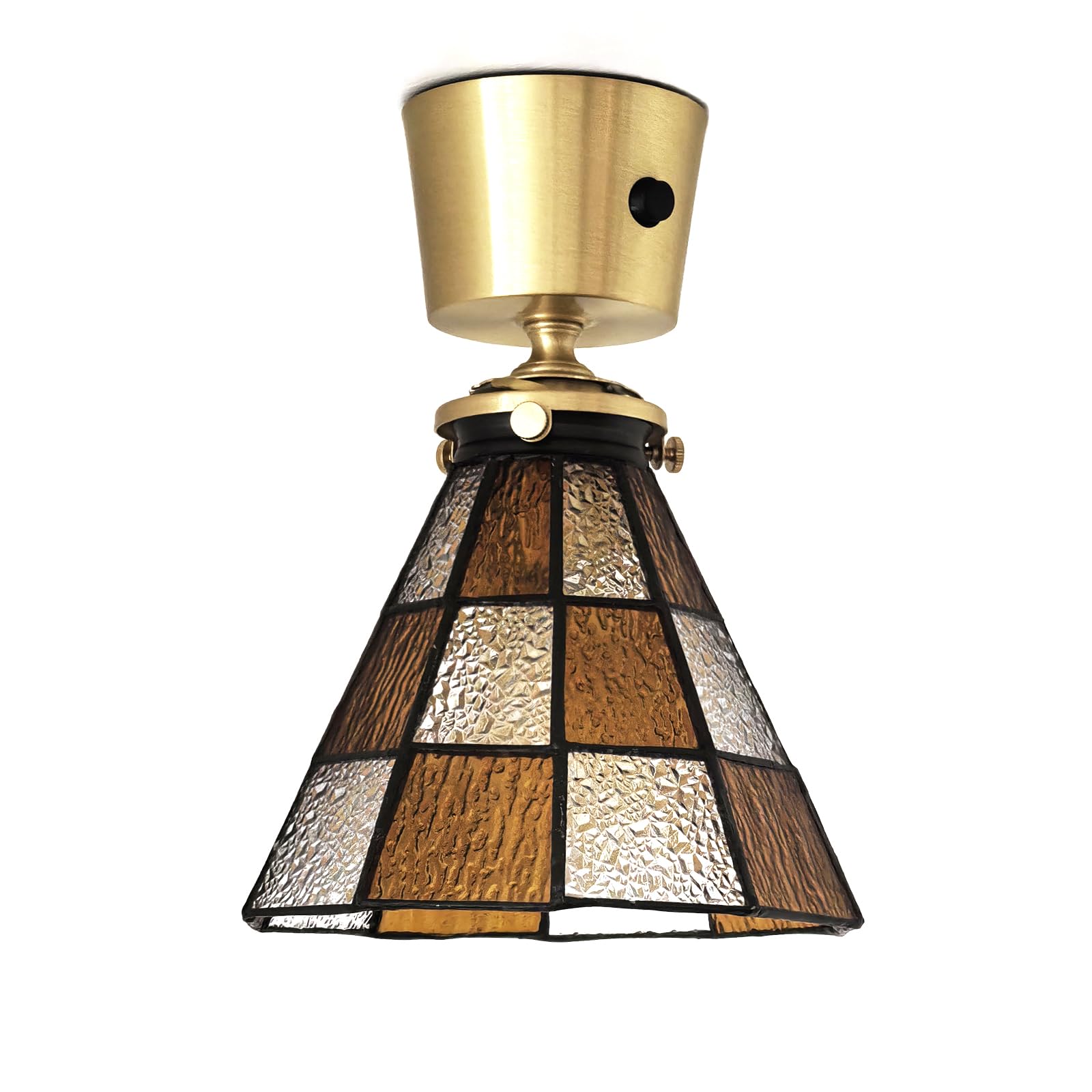 compact ceiling light with a colored glass brass socket LED Nordic retro perfect for living or Easy installation not Brown Stylish, shade, (E14 base),
compact ceiling light with a colored glass brass socket LED Nordic retro perfect for living or Easy installation not Brown Stylish, shade, (E14 base),