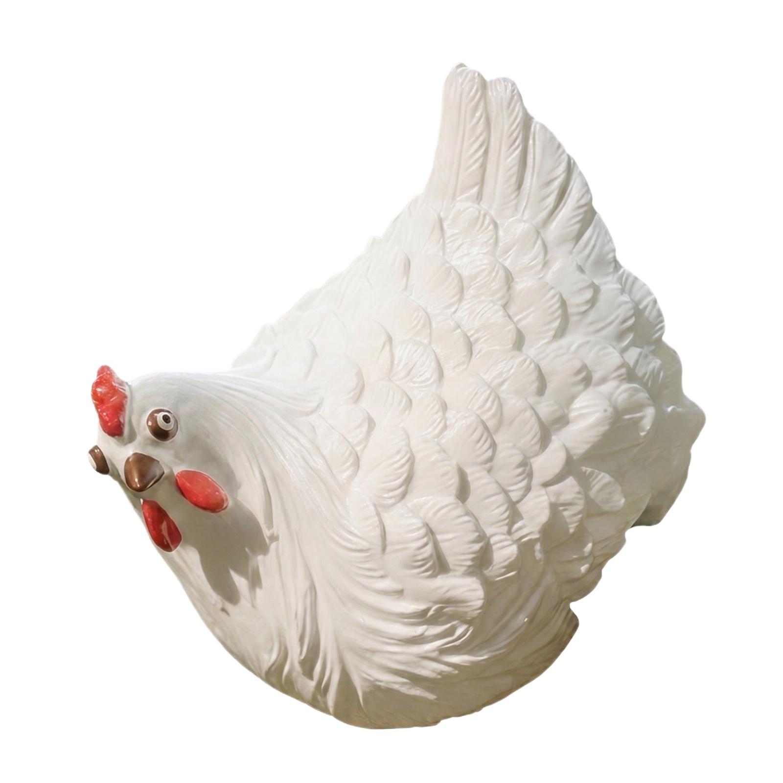 Farmhouse Style Chicken Figurine Decorative Fence Ornament for Home Garden Living Room Office Tabletop Shelf Display one size білий
Farmhouse Style Chicken Figurine Decorative Fence Ornament for Home Garden Living Room Office Tabletop Shelf Display one size білий