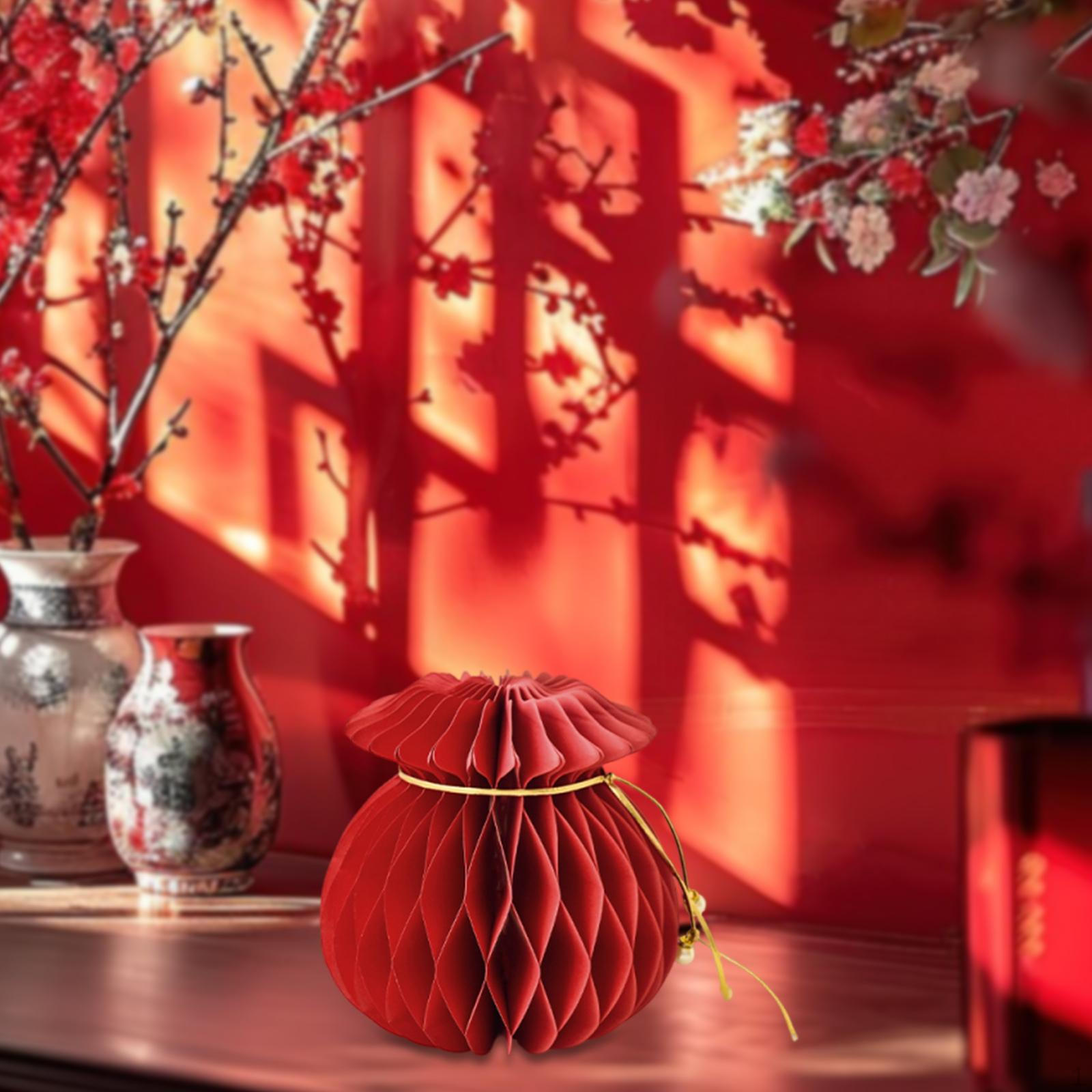 Chinese Year Decoration Hanging Ornament Red Paper Lantern Spring Festival Decor for Cabinet Style A
Chinese Year Decoration Hanging Ornament Red Paper Lantern Spring Festival Decor for Cabinet Style A