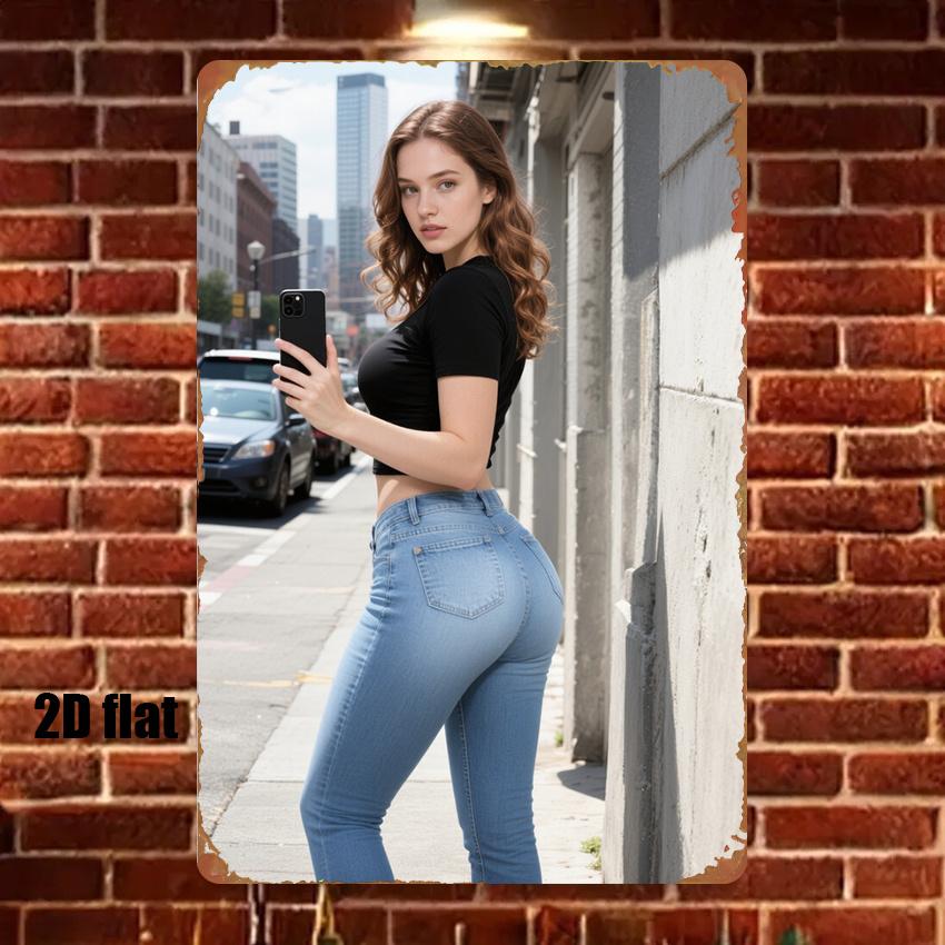 d pc FUNLANA xin Metal Tin Sign D Wall Art with Woman Street Selfie for Kitchen Decor 20x30cm(7.8x11.8inch)
d pc FUNLANA xin Metal Tin Sign D Wall Art with Woman Street Selfie for Kitchen Decor 20x30cm(7.8x11.8inch)