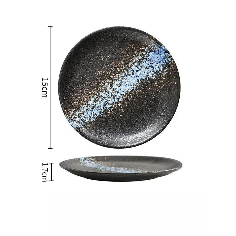 Home Porcelain Plate, Creative Steak Plate 6 inches чёрный/синий
Home Porcelain Plate, Creative Steak Plate 6 inches чёрный/синий