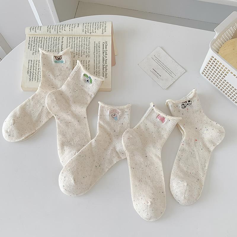 Female Summer Thin Cartoon Breathable Mesh Sweet Roll Edge In Tube Cotton Socks 1 pair
Female Summer Thin Cartoon Breathable Mesh Sweet Roll Edge In Tube Cotton Socks 1 pair