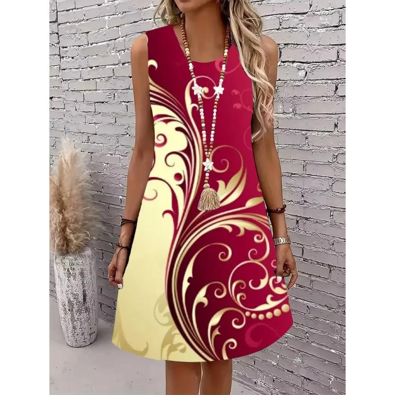 Printed sleeveless sundress without pockets XL
Printed sleeveless sundress without pockets XL