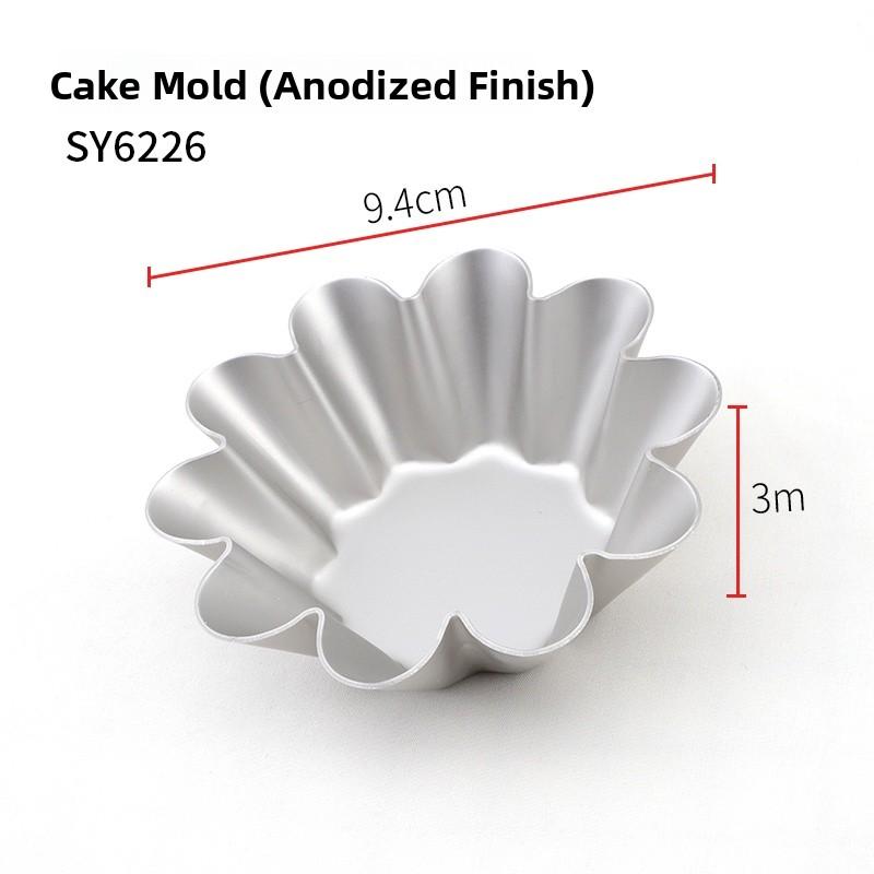 Suon Index Tool Small Flower Cake Mold Anode Pudding Non-Sti Egg Tart Mold Baking Tools Aluminum Alloy Hand Wa
Suon Index Tool Small Flower Cake Mold Anode Pudding Non-Sti Egg Tart Mold Baking Tools Aluminum Alloy Hand Wa