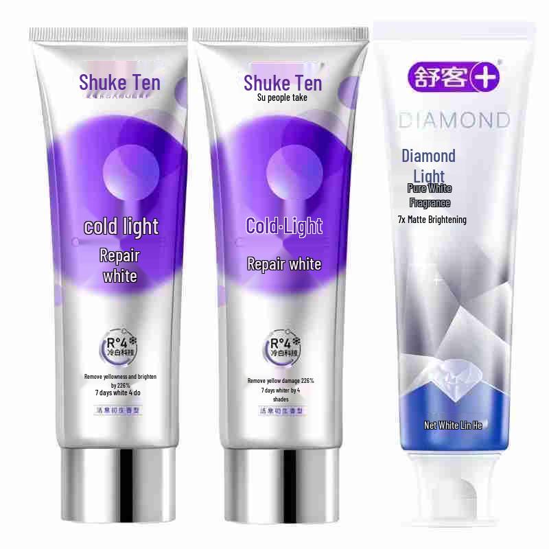 Shuke Diamond Glow & Color Correcting Whitening Toothpaste Set
Shuke Diamond Glow & Color Correcting Whitening Toothpaste Set
