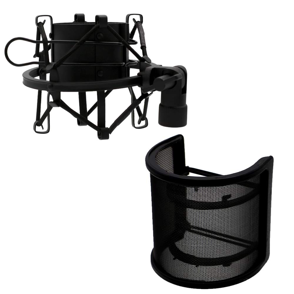 K2 SHOP Noise Reduction Pop Filter Shock Mount Set, Vibration and Noise Prevention, Recording, Narration, Video Uploading, 48-52mm
K2 SHOP Noise Reduction Pop Filter Shock Mount Set, Vibration and Noise Prevention, Recording, Narration, Video Uploading, 48-52mm