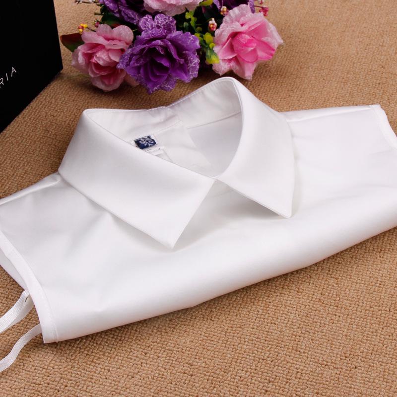 Korean Style Imitation Silk Versatile Fake Collar Shirt for Women - Autumn/Winter White Round Neck Decor
Korean Style Imitation Silk Versatile Fake Collar Shirt for Women - Autumn/Winter White Round Neck Decor