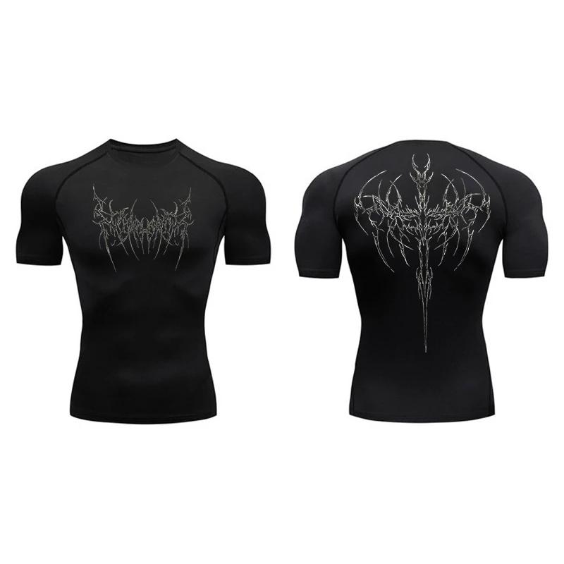 Print Compression Shirts for Men Athletic Quick Dry T-Shirts Tops Gym Workout Rash Guards Baselayer Undershirts XXXL чорний
Print Compression Shirts for Men Athletic Quick Dry T-Shirts Tops Gym Workout Rash Guards Baselayer Undershirts XXXL чорний