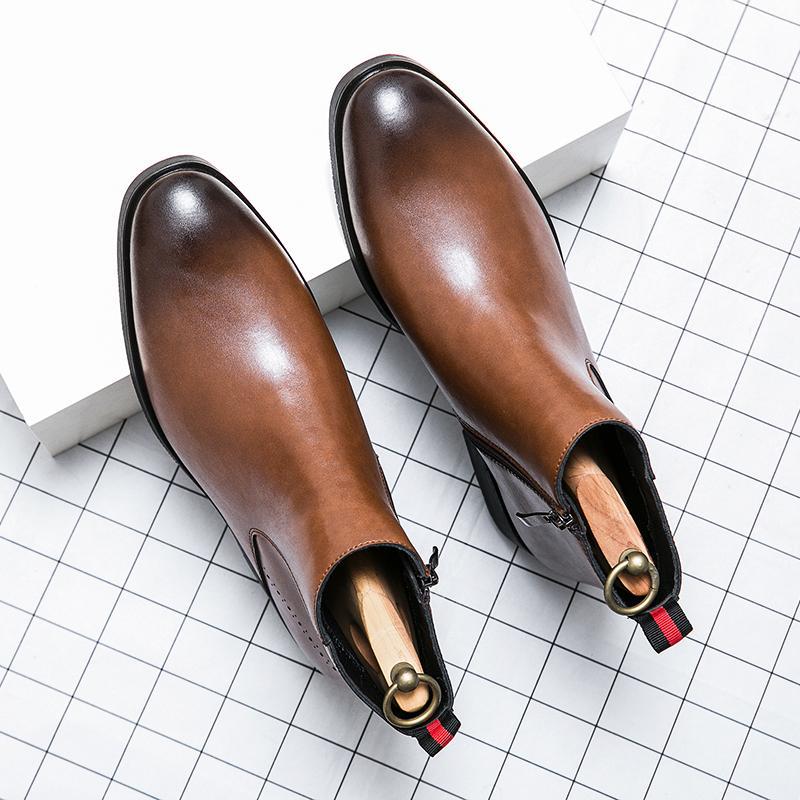 Мужские британские кожаные туфли большого размера, мужская корейская версия, заостренные деловые повседневные кожаные ботинки, трендовые мужские ботинки челси, мужская обувь 44 коричневый
Мужские британские кожаные туфли большого размера, мужская корейская версия, заостренные деловые повседневные кожаные ботинки, трендовые мужские ботинки челси, мужская обувь 44 коричневый