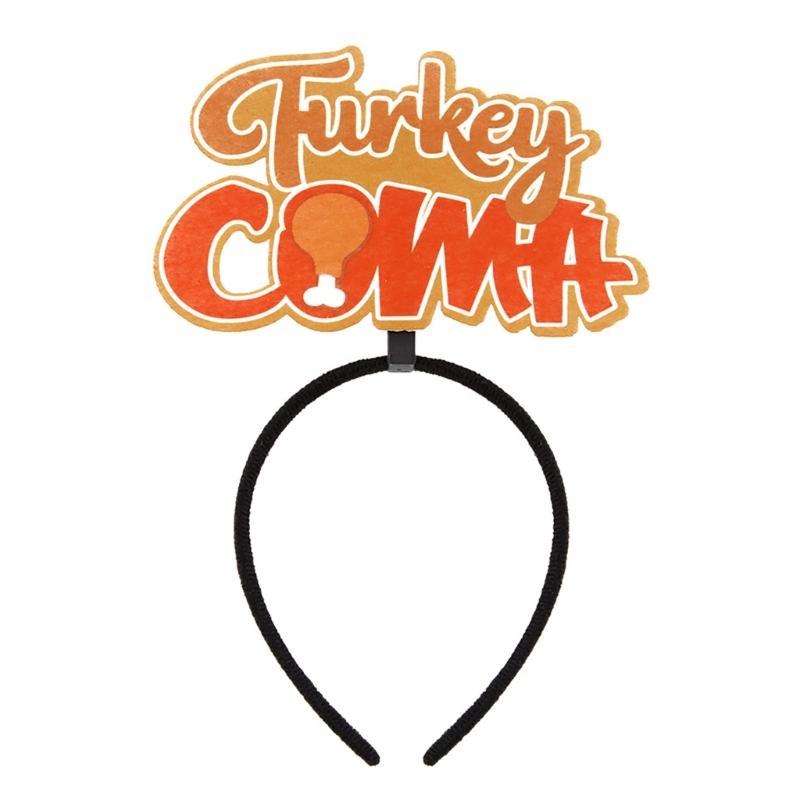 Unique Thanksgiving Headband Creative Turkey Chicken Leg Design Hair Hoop Trend Headwear for Parties and Gatherings
Unique Thanksgiving Headband Creative Turkey Chicken Leg Design Hair Hoop Trend Headwear for Parties and Gatherings