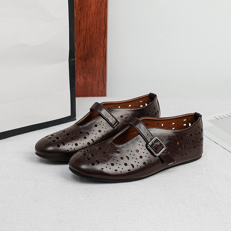 Mary Jane Shoes for Women Casual Hollow Ballet Flats Shoes Round Toe Mary Jane Flats Women s Cutout Ankle Strap Flats Shoes Comfortable Dressy Shoes 44 темно-коричневого кольору
Mary Jane Shoes for Women Casual Hollow Ballet Flats Shoes Round Toe Mary Jane Flats Women s Cutout Ankle Strap Flats Shoes Comfortable Dressy Shoes 44 темно-коричневого кольору