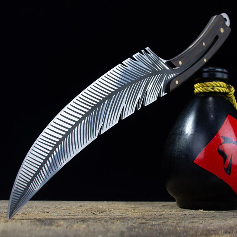 Cleaver Knife 7Cr17MoV Handmade Forged Steel Kitchen Knife Sharp Utility Boning Steak Cleaver BBQ Beautiful Knife With Patterns
Cleaver Knife 7Cr17MoV Handmade Forged Steel Kitchen Knife Sharp Utility Boning Steak Cleaver BBQ Beautiful Knife With Patterns