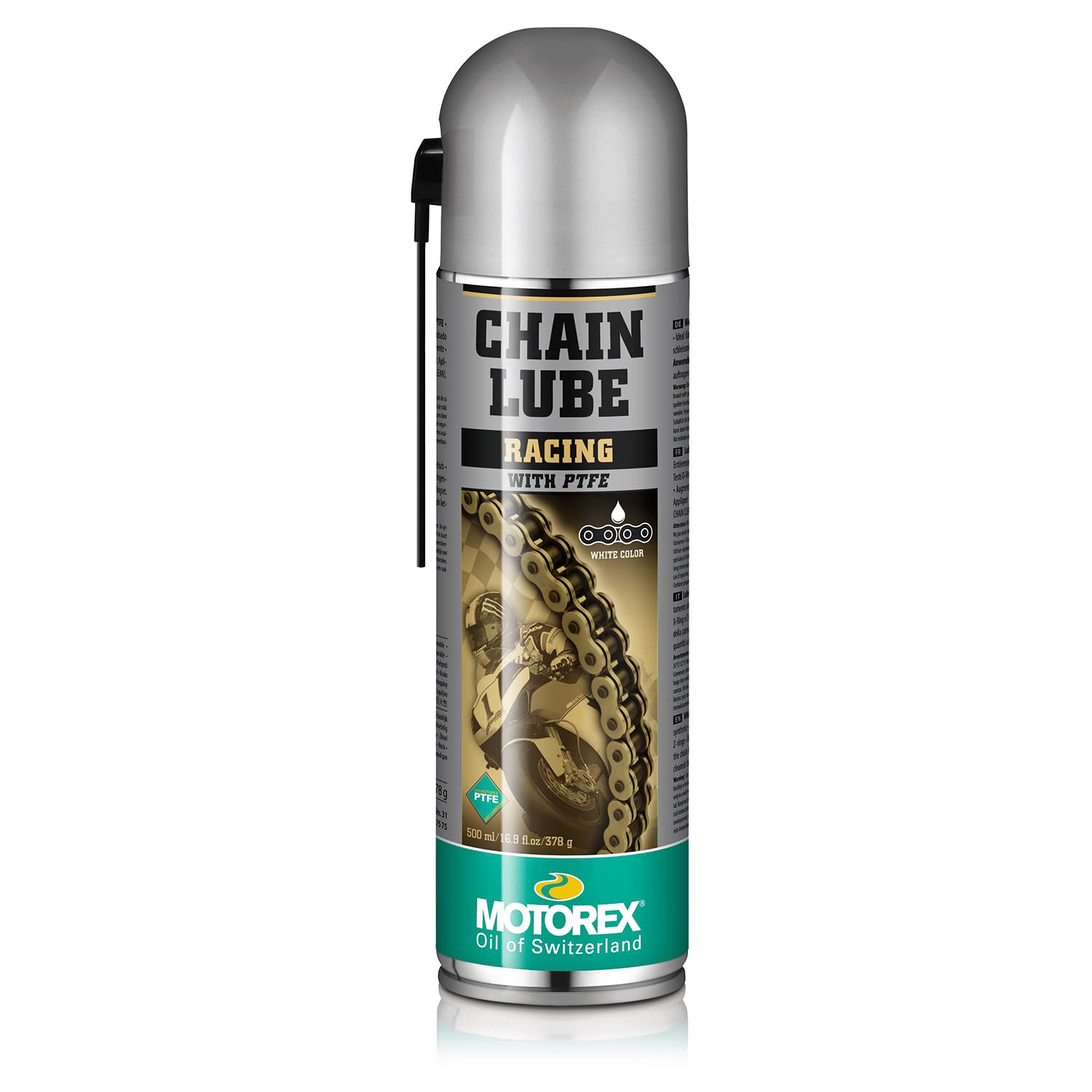 Daytona Motorex Motorcycle Chain Recommended for Road 500ml 97839 Lube, Racing, сірий колір
Daytona Motorex Motorcycle Chain Recommended for Road 500ml 97839 Lube, Racing, сірий колір