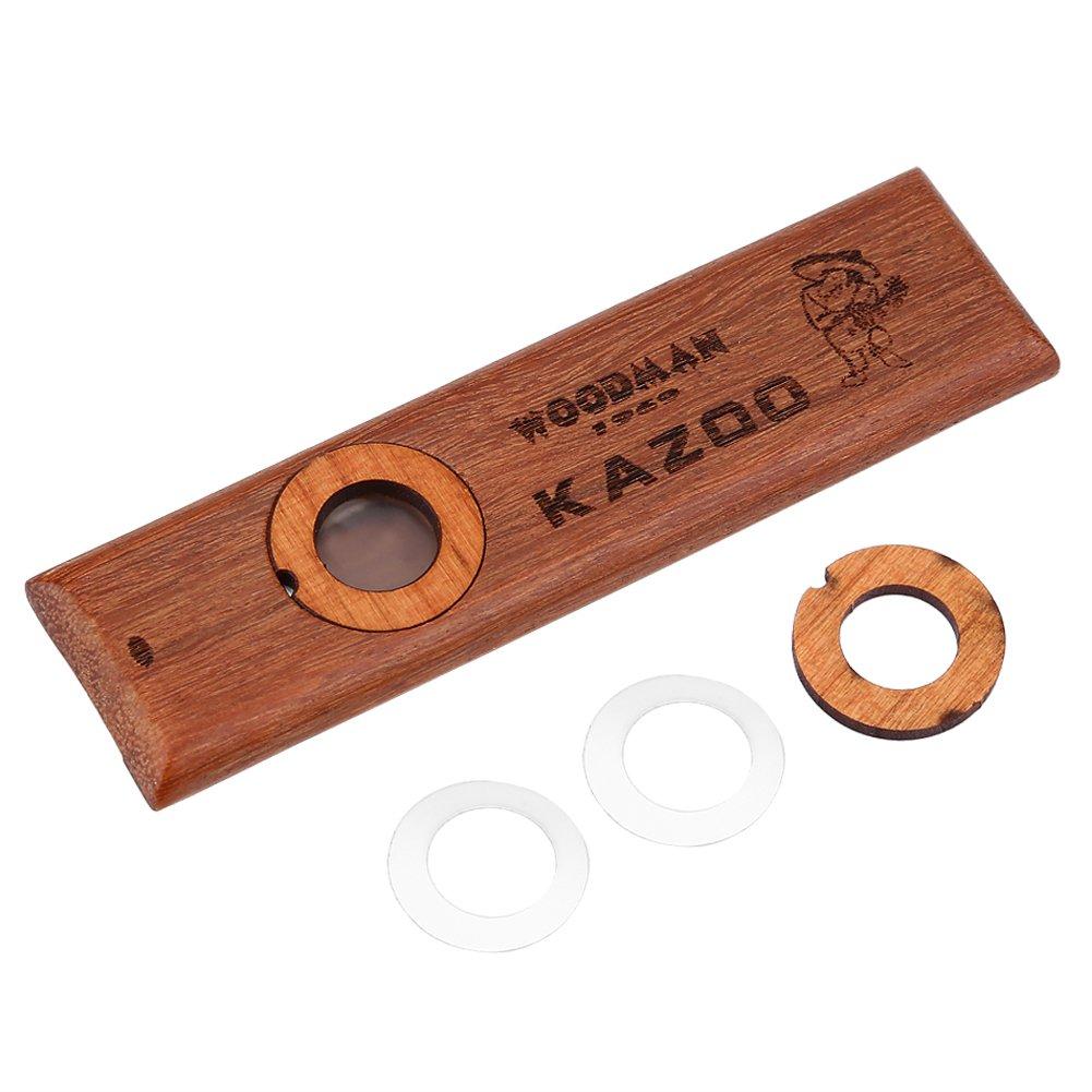 Kazoo Pure Wood Humming Whistle Musical Instrument Band Party Accompaniment Kids Toy Membrane Cover Storage Case Included Set Storage and Carrying
Kazoo Pure Wood Humming Whistle Musical Instrument Band Party Accompaniment Kids Toy Membrane Cover Storage Case Included Set Storage and Carrying