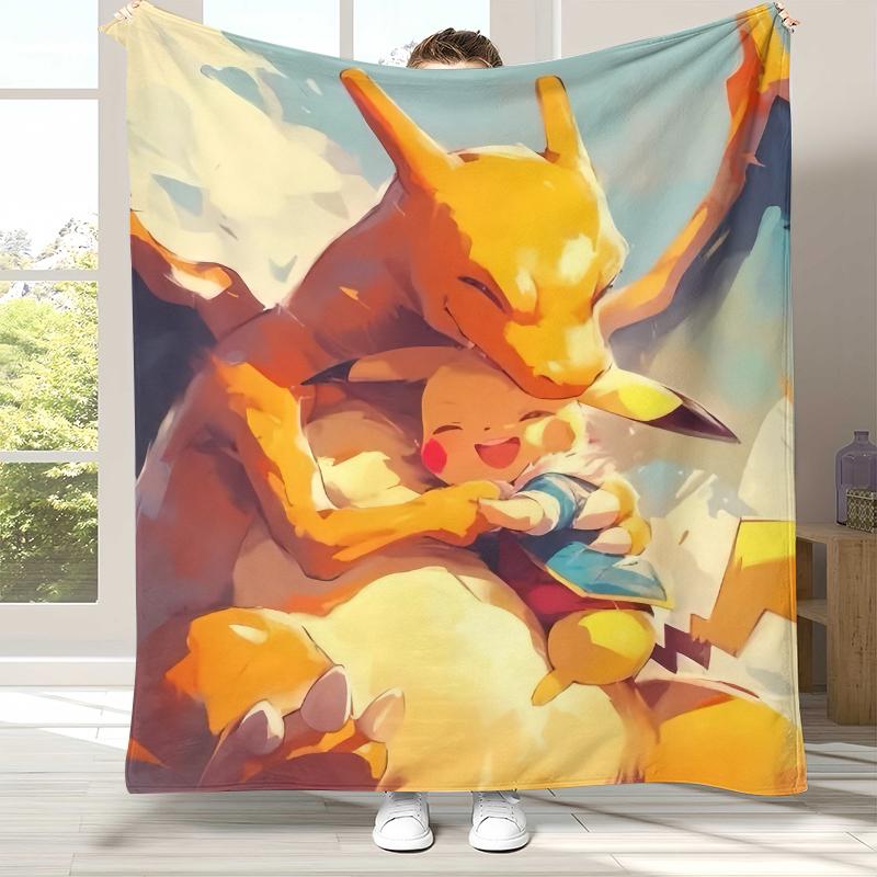 Charizard Charmander Pokemon Flannel Blanket,Ultra Soft Warm Plush Throw for Home Bedroom Bed Sofa Cover Office Camping Picnic 75x90cm
Charizard Charmander Pokemon Flannel Blanket,Ultra Soft Warm Plush Throw for Home Bedroom Bed Sofa Cover Office Camping Picnic 75x90cm