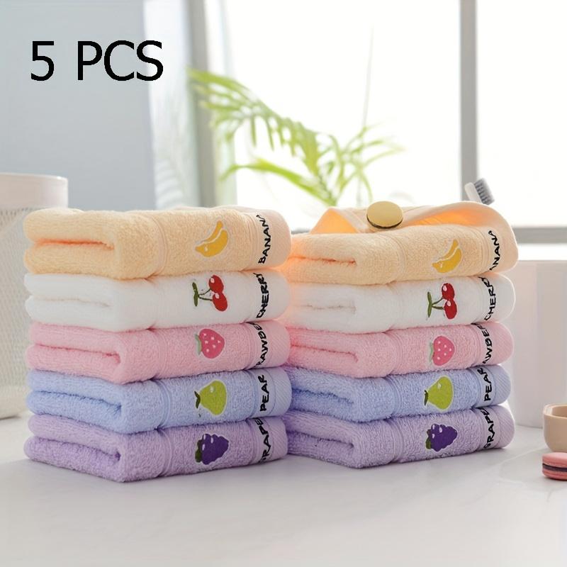 Soft Embroidered Fruit Pattern Towel - Water Absorbing Quick Drying Face Wash Towel, Suitable for Bathroom Use
Soft Embroidered Fruit Pattern Towel - Water Absorbing Quick Drying Face Wash Towel, Suitable for Bathroom Use