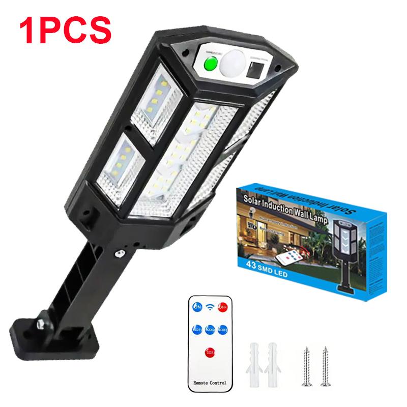 Мощный светодиодный солнечный уличный светодиодный настенный светильник для двора, 3 режима, индукция человеческого тела, сад, терраса, гараж, уличное освещение
Мощный светодиодный солнечный уличный светодиодный настенный светильник для двора, 3 режима, индукция человеческого тела, сад, терраса, гараж, уличное освещение