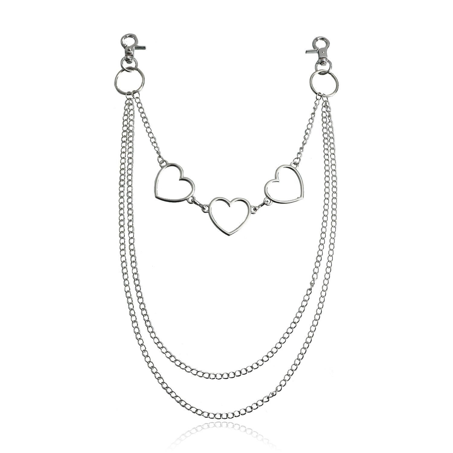 European and American jewelry, summer Spice Girls new trendy cool waist chain, hip-hop street fashion trouser chain, personalized trouser chain
European and American jewelry, summer Spice Girls new trendy cool waist chain, hip-hop street fashion trouser chain, personalized trouser chain