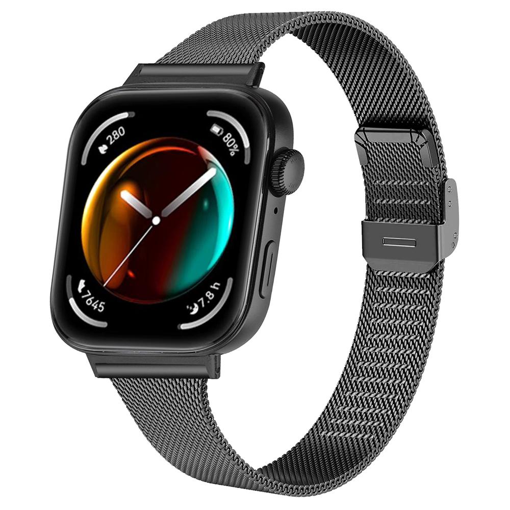 For Huawei Watch Fit 3 316L Stainless Steel Milanese Band Breathable Mesh Watch Strap Black
For Huawei Watch Fit 3 316L Stainless Steel Milanese Band Breathable Mesh Watch Strap Black