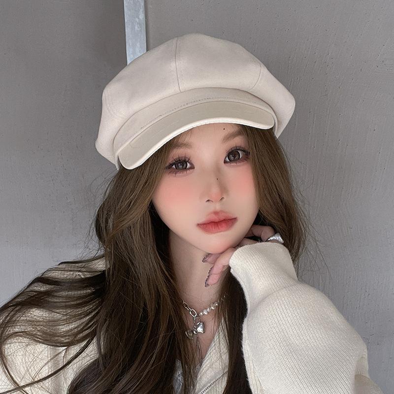 Autumn and winter retro style simple big head circumference painter hat British versatile face small beret M(56-58cm)
Autumn and winter retro style simple big head circumference painter hat British versatile face small beret M(56-58cm)