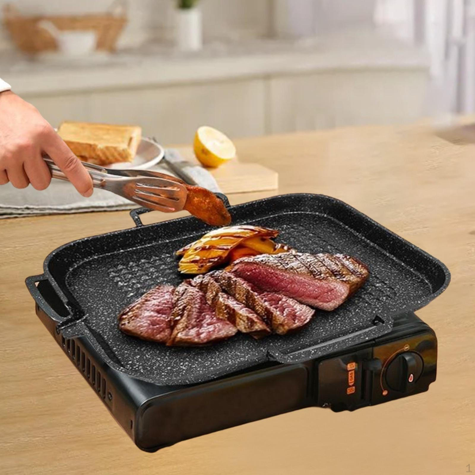 Frying Pan, Grill Grill, Versatile, with Oil Pourer, Easy to Clean Pan for Induction Cooker,
Frying Pan, Grill Grill, Versatile, with Oil Pourer, Easy to Clean Pan for Induction Cooker,