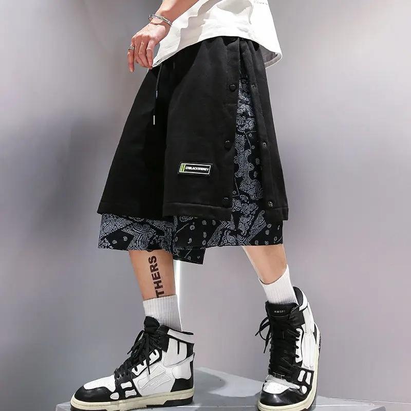 Fashion Men Printed Shorts Summer Casual Sports Basketball Shorts Baggy Men Jogging Clothes Punk Style Streetwear Thin Thickness 3XL чорний
Fashion Men Printed Shorts Summer Casual Sports Basketball Shorts Baggy Men Jogging Clothes Punk Style Streetwear Thin Thickness 3XL чорний