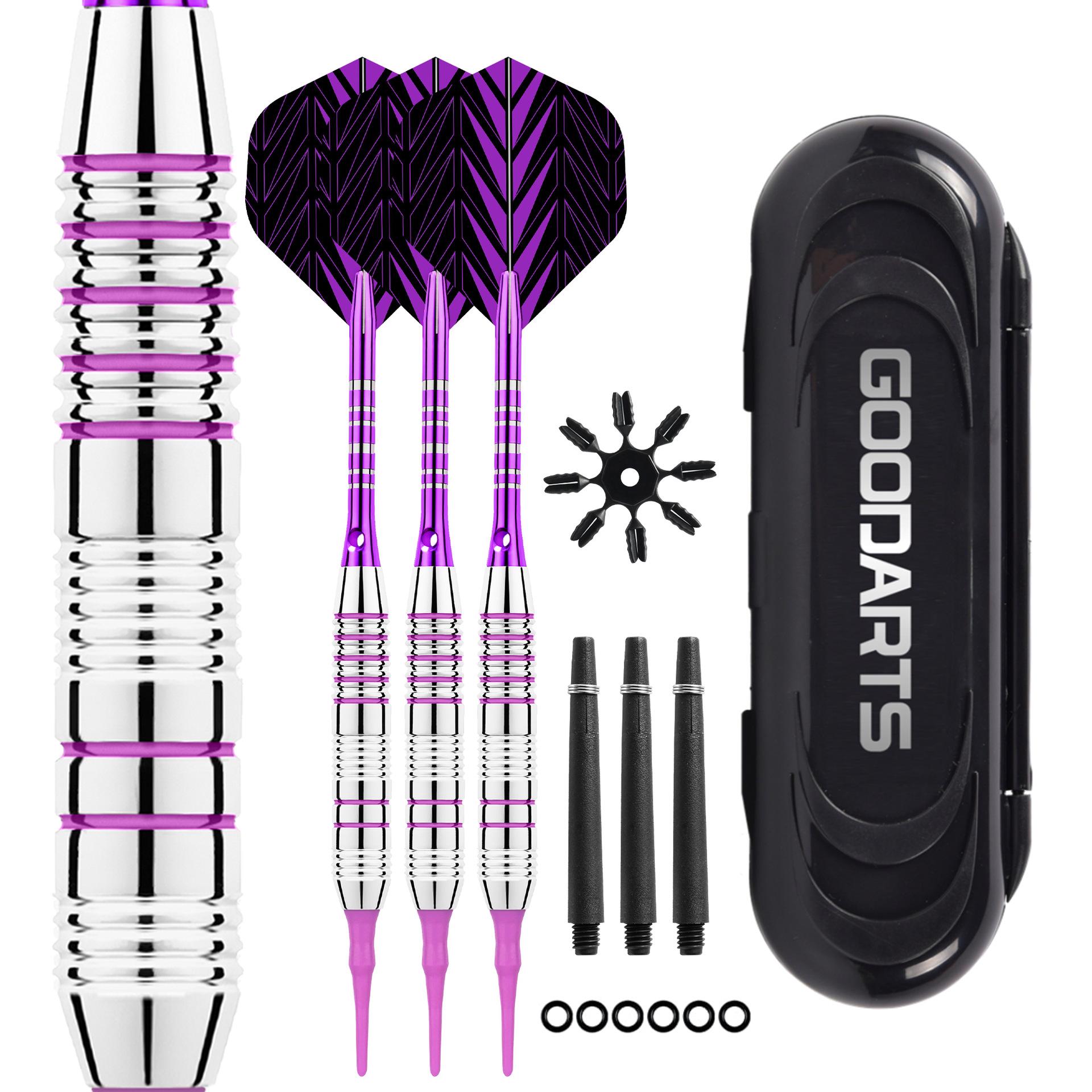 GOODARTS White Moonlight Soft-Tip Darts Set with Electronic Needles
GOODARTS White Moonlight Soft-Tip Darts Set with Electronic Needles