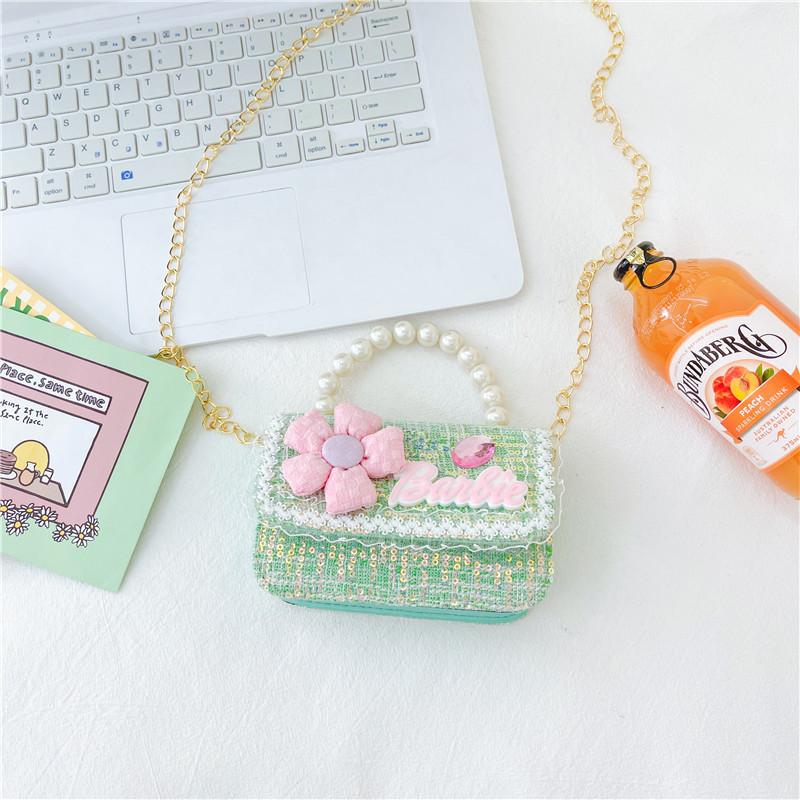Adorable Mini Pearl Handbag For Kids Stylish Floral Crossbody Bag For Girls Style One Green
Adorable Mini Pearl Handbag For Kids Stylish Floral Crossbody Bag For Girls Style One Green